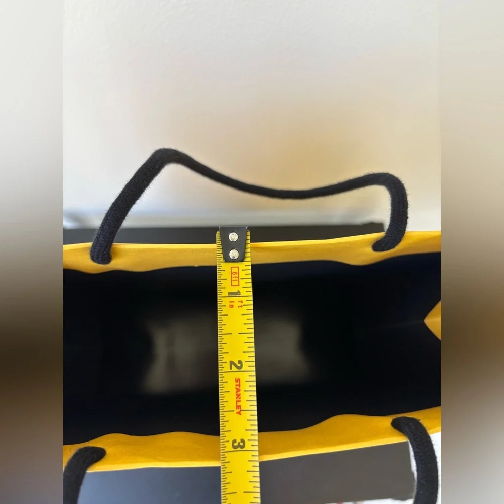 Fendi Yellow Shopping Bag